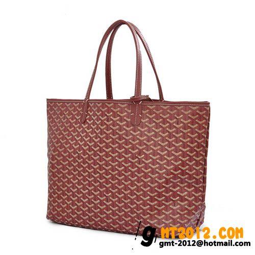 ゴヤールスーパーコピー トートバッグ サンルイPM ワインレッド GOYARD-005